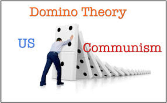 Eisenhower cites the Domino theory