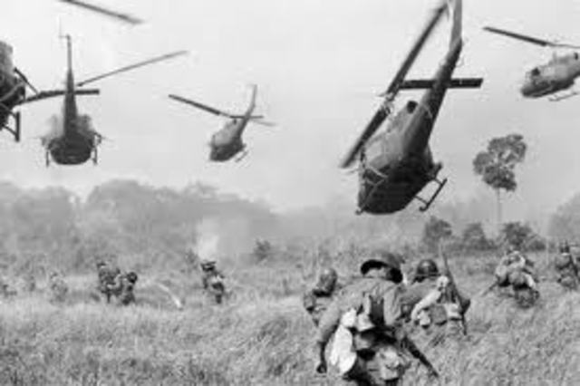 First US ground troops sent to Vietnam