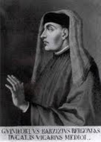 Nacimineto de Gasparino Barzizza