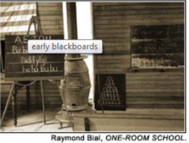First Blackboard in Philadelphia