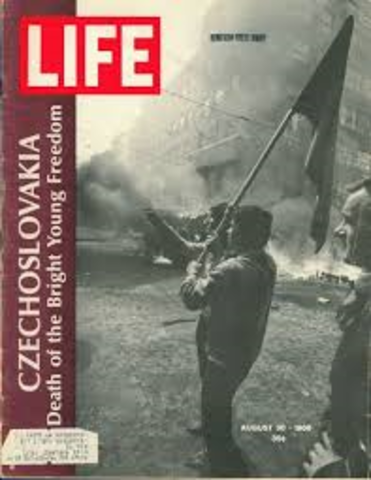 Red Army Crushes Czech