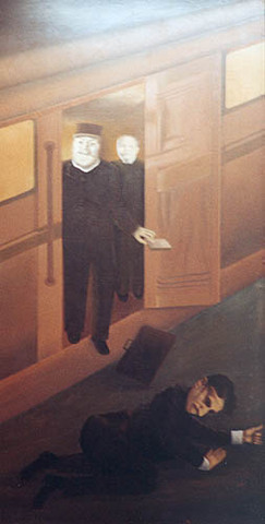 Gandhi Thrown out of Train