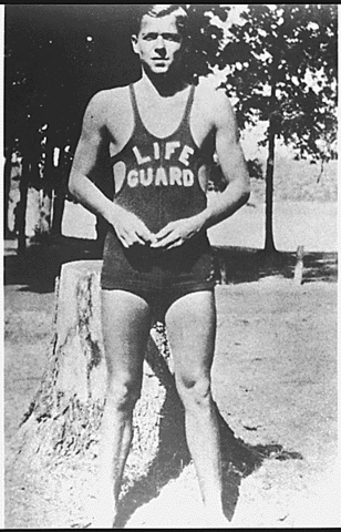 Ronald Reagan as a lifeguard