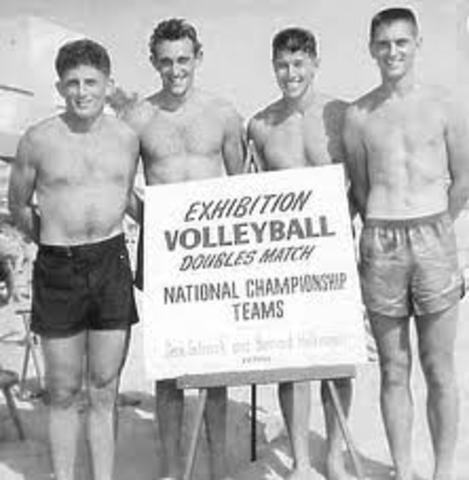 Beach Volleyball at the Exhibition games