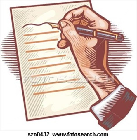 Etiam, volebat scribere epistulam.  Ubi scribebat epistulam in raeda, praeclarus civis prope eum sedebat.