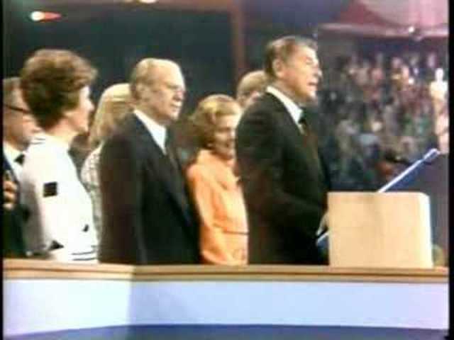 Ronald Reagan Addresses Kansas City Convention Delegates