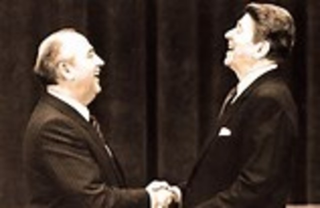 Reagan and Gorbachev Sign Missile Treaty and Vow to Work for Greater Reductions
