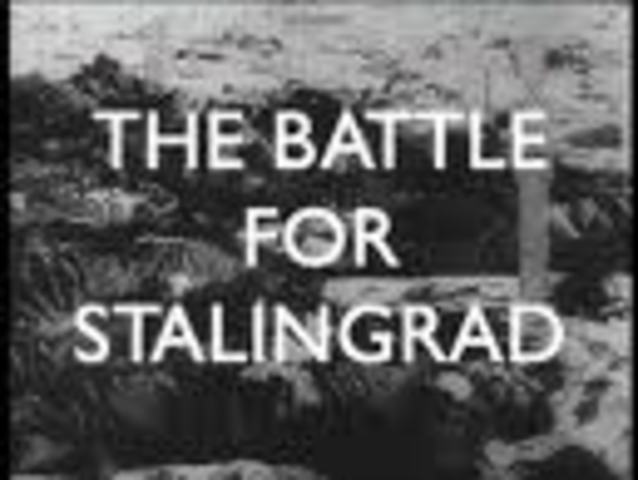 The battle of Stalingrad
