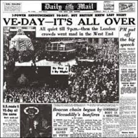V-E Day (Victory inEurope day)