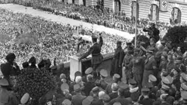 germans take over austria