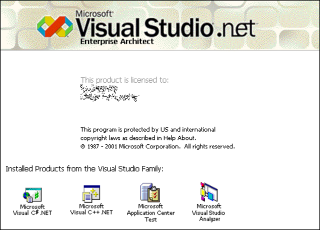 Visual Studio .NET (2002)