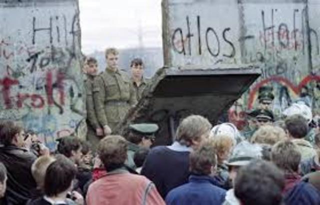 The Falling of the Berlin Wall/Fall of Communism/ Breakup of Soviet Union