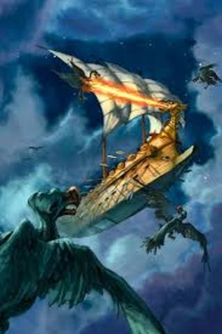 The Argo II arrives at Camp Jupiter.