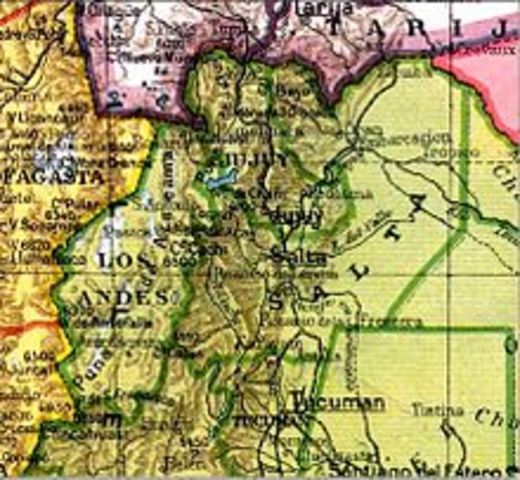 División del Territorio Nacional de los Andes.