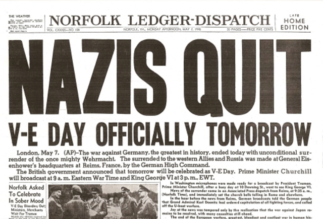 Auf Wiedersehen! (V-E day)