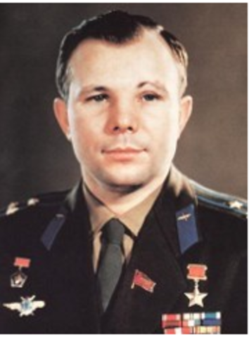 Who was the first man to go to space?