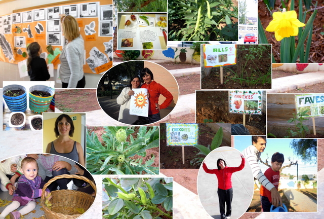 INICIO DE PROYECTO RECICLA,HUERTO Y ARBOLES DEL COLEGIO