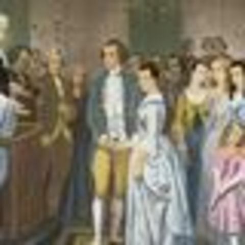 Martha and George get married