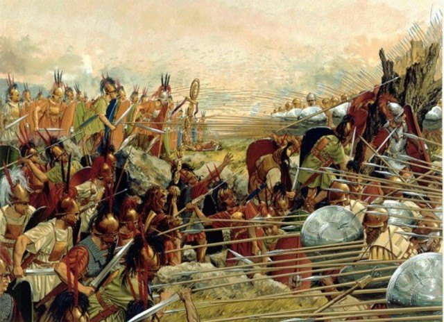 Romans gained control over the macedonians