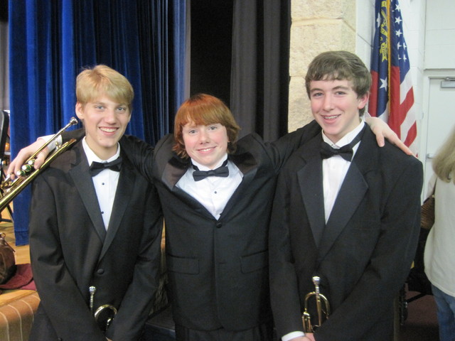 End of freshman year band concert.