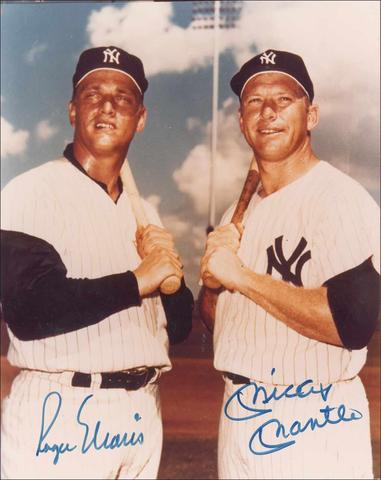 Roger Maris beats Mickey Mantle