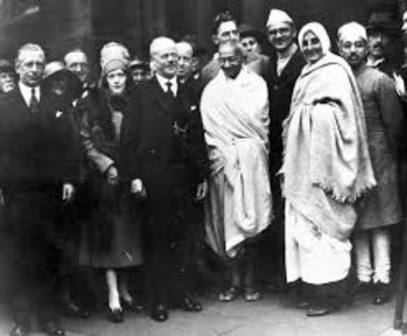 Gandhi Travels To London