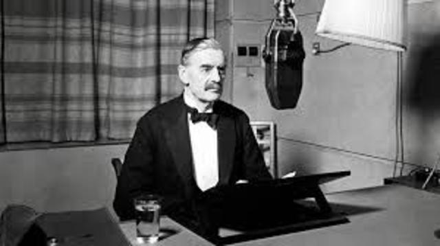 Neville Chamberlain Becomes British Prime Minister