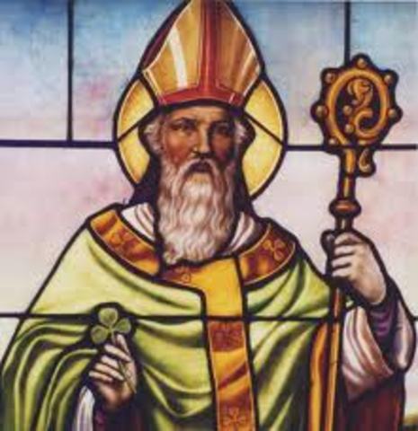 Saint Patrcik returned to Ireland