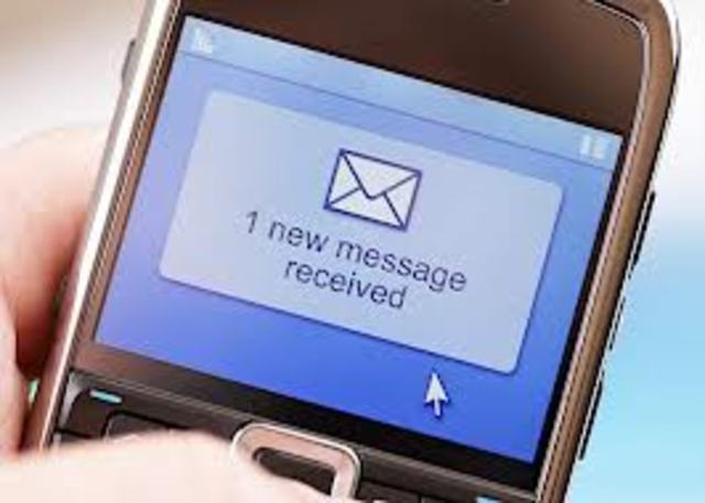 Text messaging developed