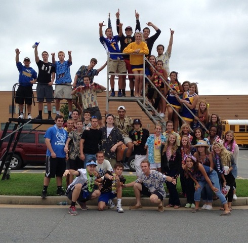 First Etowah football game as a senior