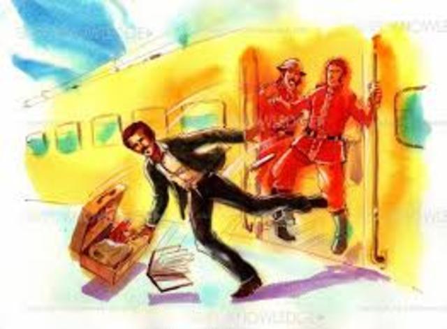 Gandhi is Thrown Off Of A Train