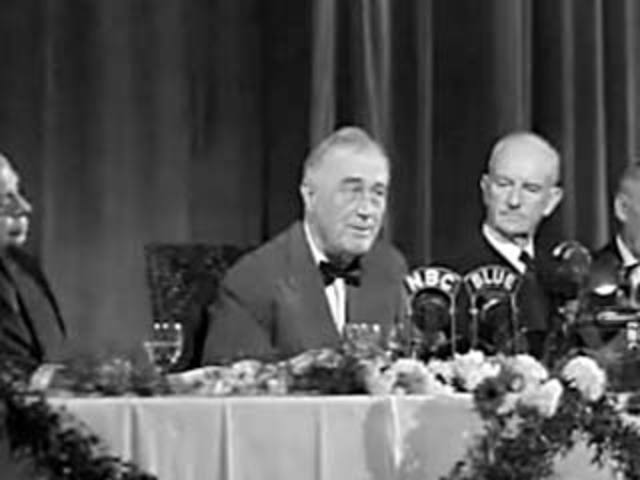 Franklin D. Rosevelt is Re-elected