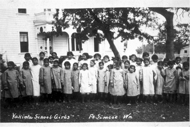 authorized force to make natives attend schools