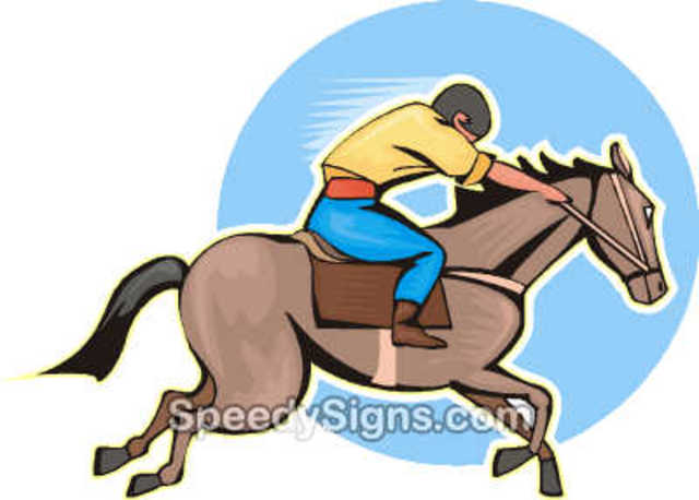 Equus poterat currere celeriter, et Iacobus mox est prope Magistrum!