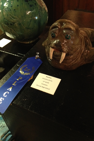 Waylon Wins Art Show