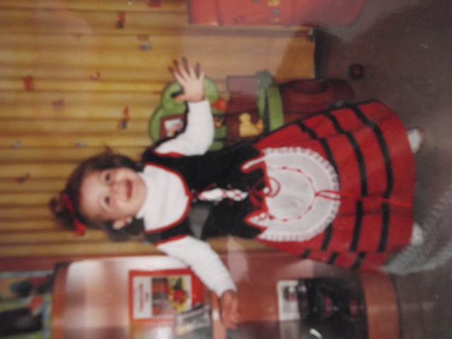 En el cole me vestí de pastora