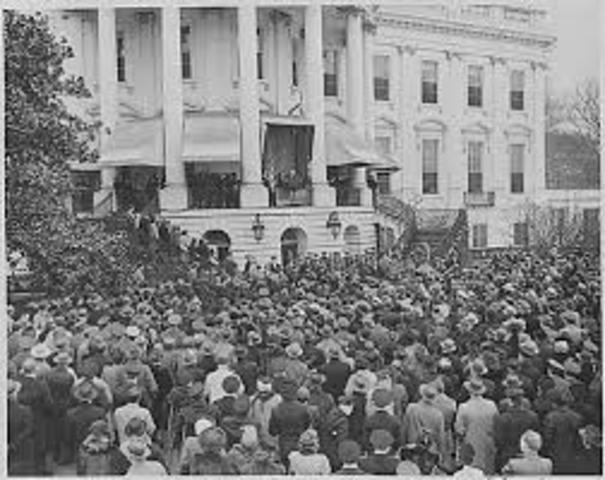 Franklin D. Roosevelt is re-elected