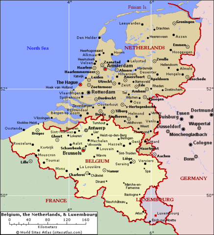 Germans Invade Belgium, Netherlands, and Luxembourg
