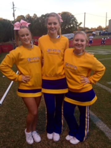 Made the Varsity Competition and Football Cheer Teams at Etowah High School