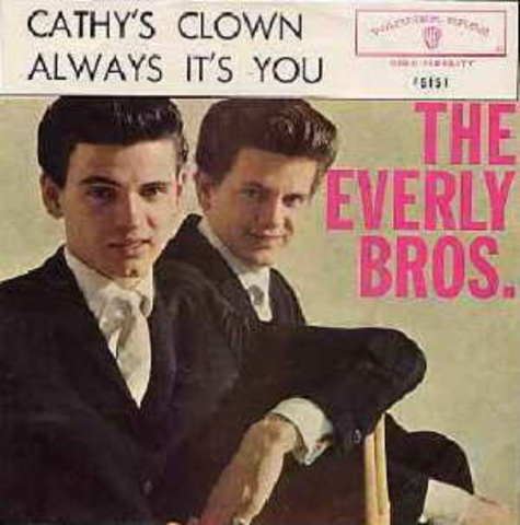 Cathy's Clown - a popular song, written and recorded by The Everly Brothers, in which an unnamed narrator informs Cathy that he doesn't want her love anymore.