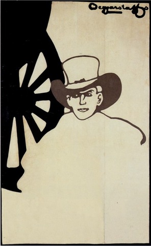 unused poster design now known as “The Coachman,”