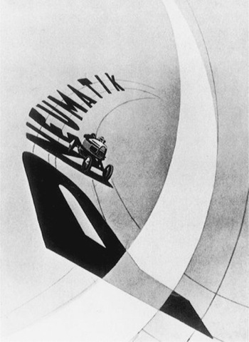 Laszlo Moholy-Nagy, “Pneumatik” poster for tires