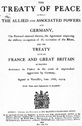 Adolf Hitler violated the Versailles Treaty