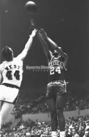 The Boston Celtics defeat the Los Angeles Lakers