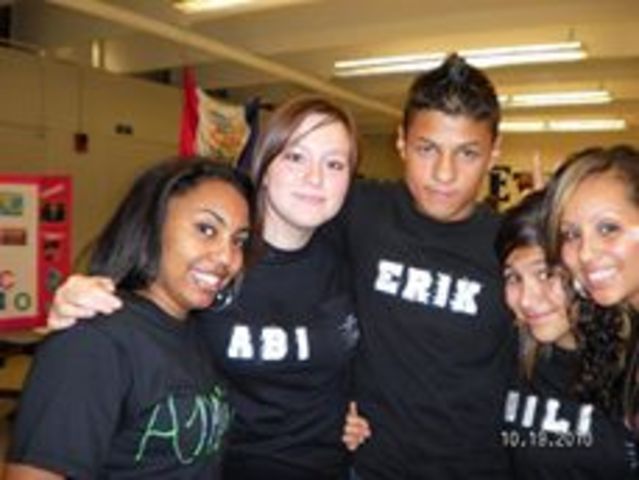 Dancing at International Night fresmen year!