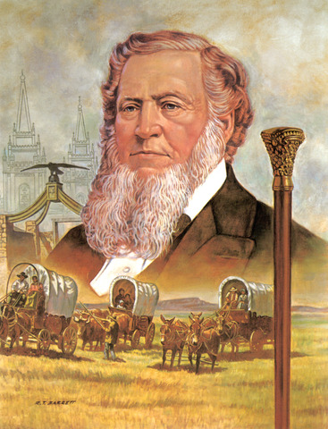 Brigham Young Leads First Expedition to the West