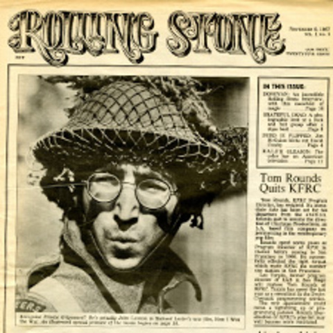 "The Roling Stone" first issue