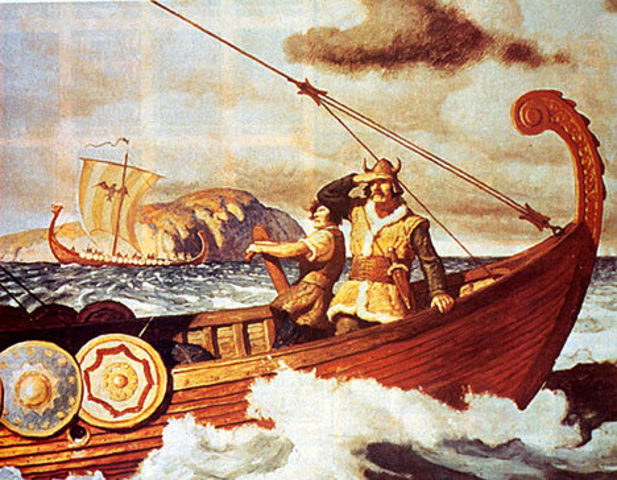 First sighting of Vinland (North America)