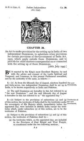 India becomes Indipendent