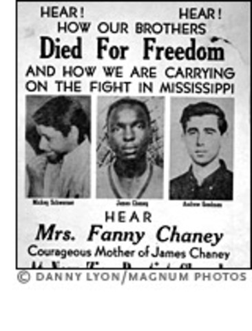 Three Civil Rights workers were Murdered
